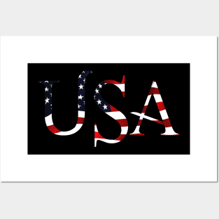 America US USA Flag USA Posters and Art